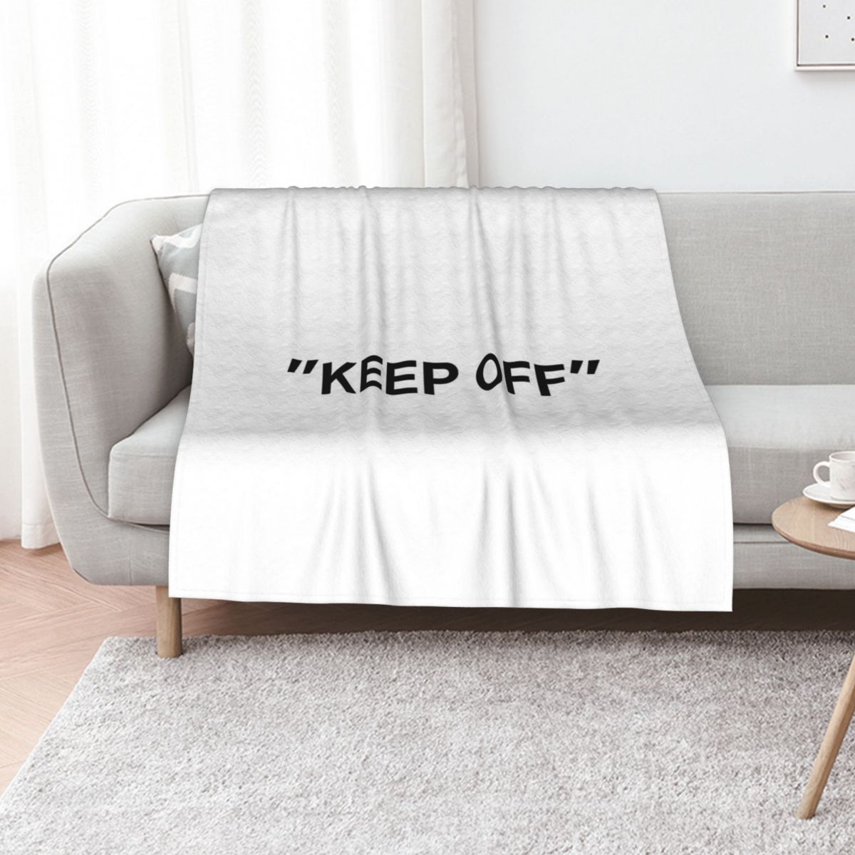 3D Printing Quotation - Koc z cytatami KEEP OFF, luksusowy,