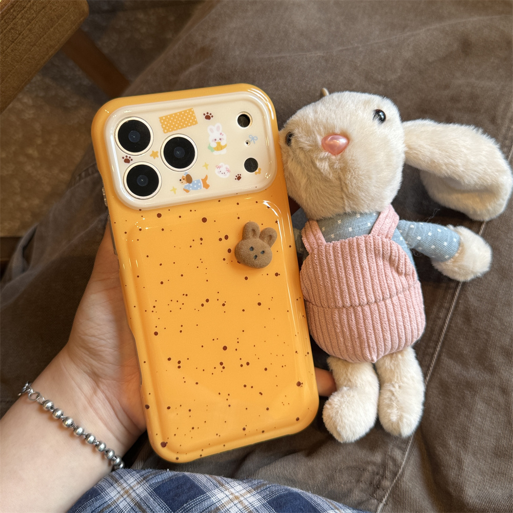 3D Printing Iphone - Urocze żółte etui z motywem 3D