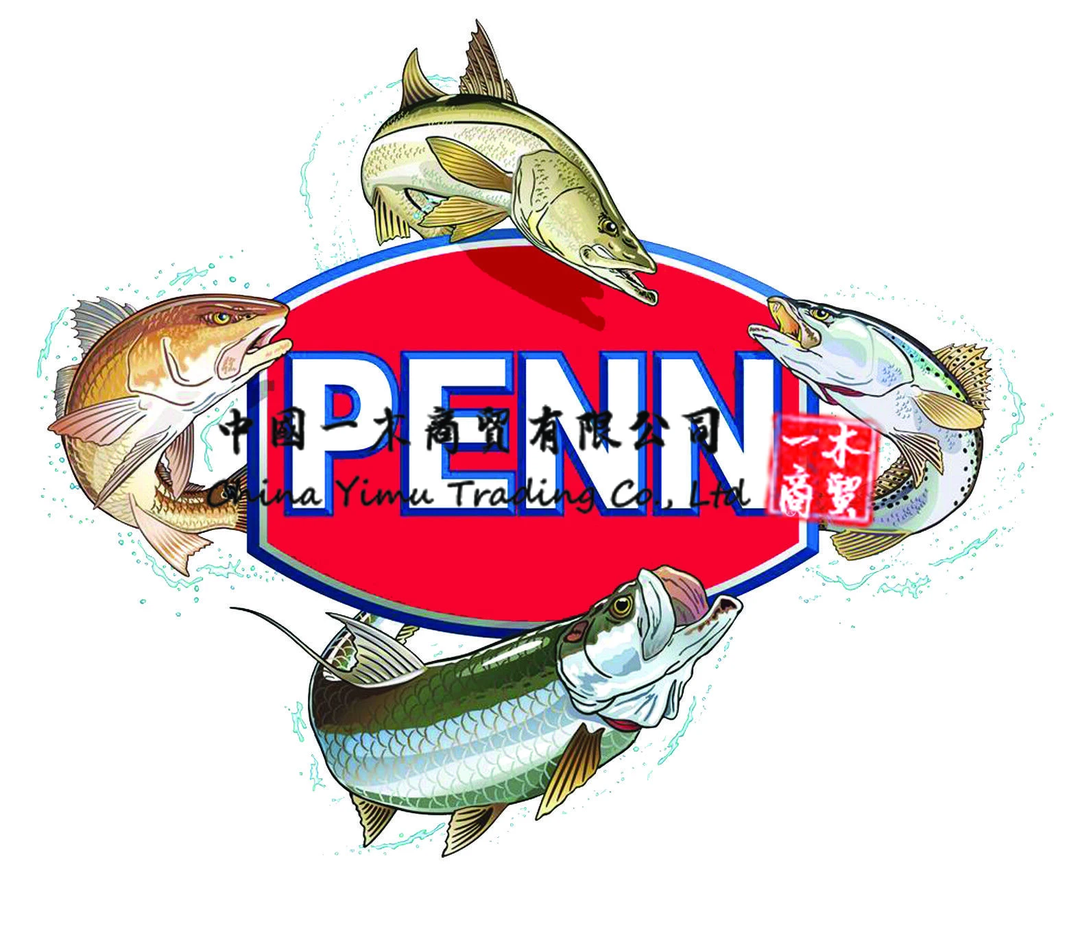 3D Printing Lure - Naklejki samochodowe odpowiednie dla Penn Fishing