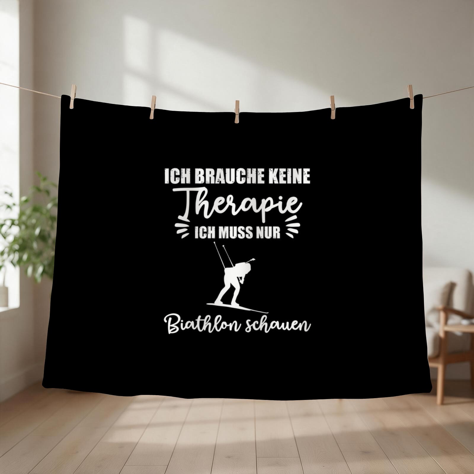3D Printing Result - Terapia biathlonowa, wyniki biathlonu, koc do