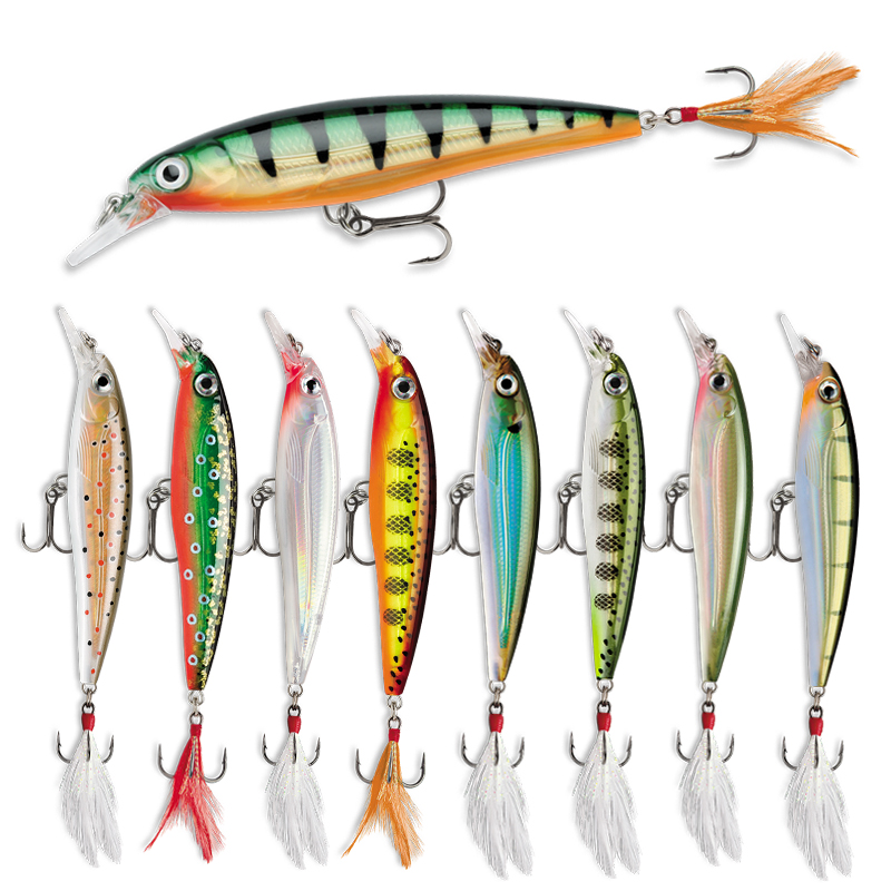 3D Printing Lure - Pływające przynęty Minnow 70mm 7.2g woblery