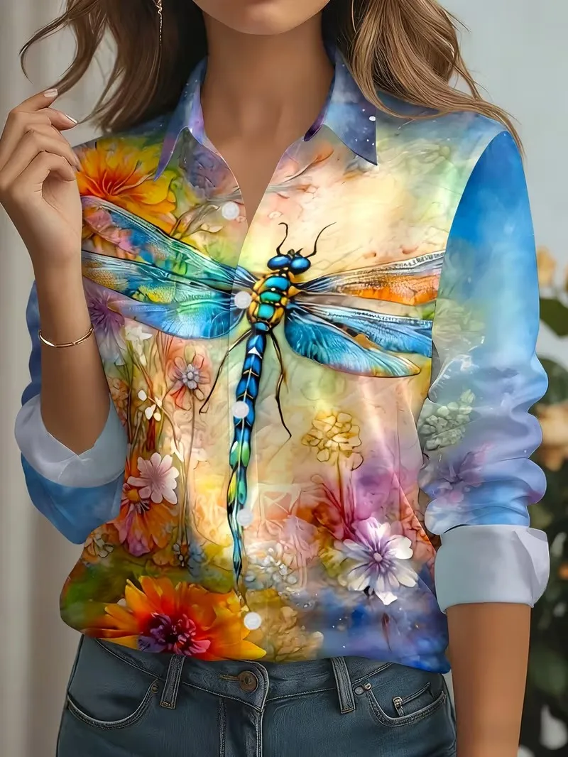 3D Printing Cancer - Damska koszula plus size 3XL, elegancka