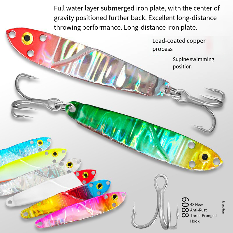3D Printing Lure - 1 szt. Metalowy Jig VIB Przynęta