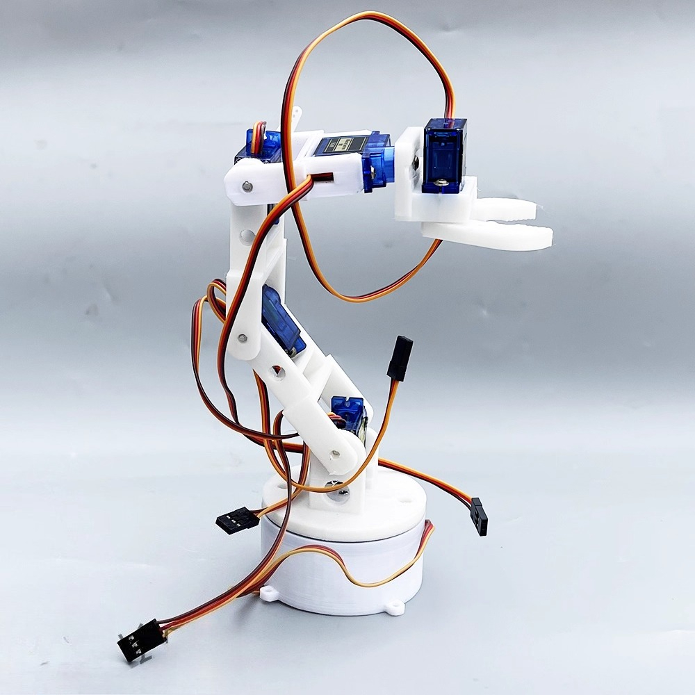 Biały, drukowany w technologii – 3D Printing Robot Arm recenzja i cena