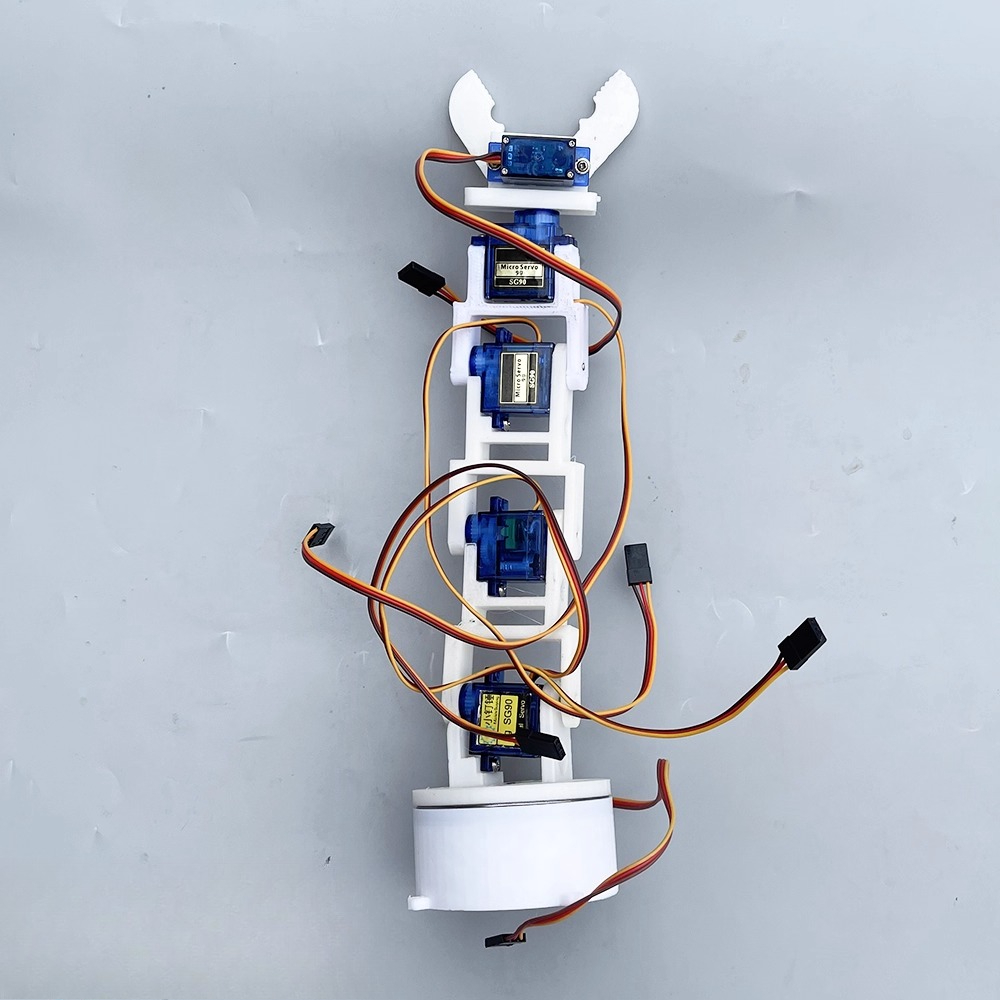 Biały, drukowany w technologii – 3D Printing Robot Arm recenzja i cena