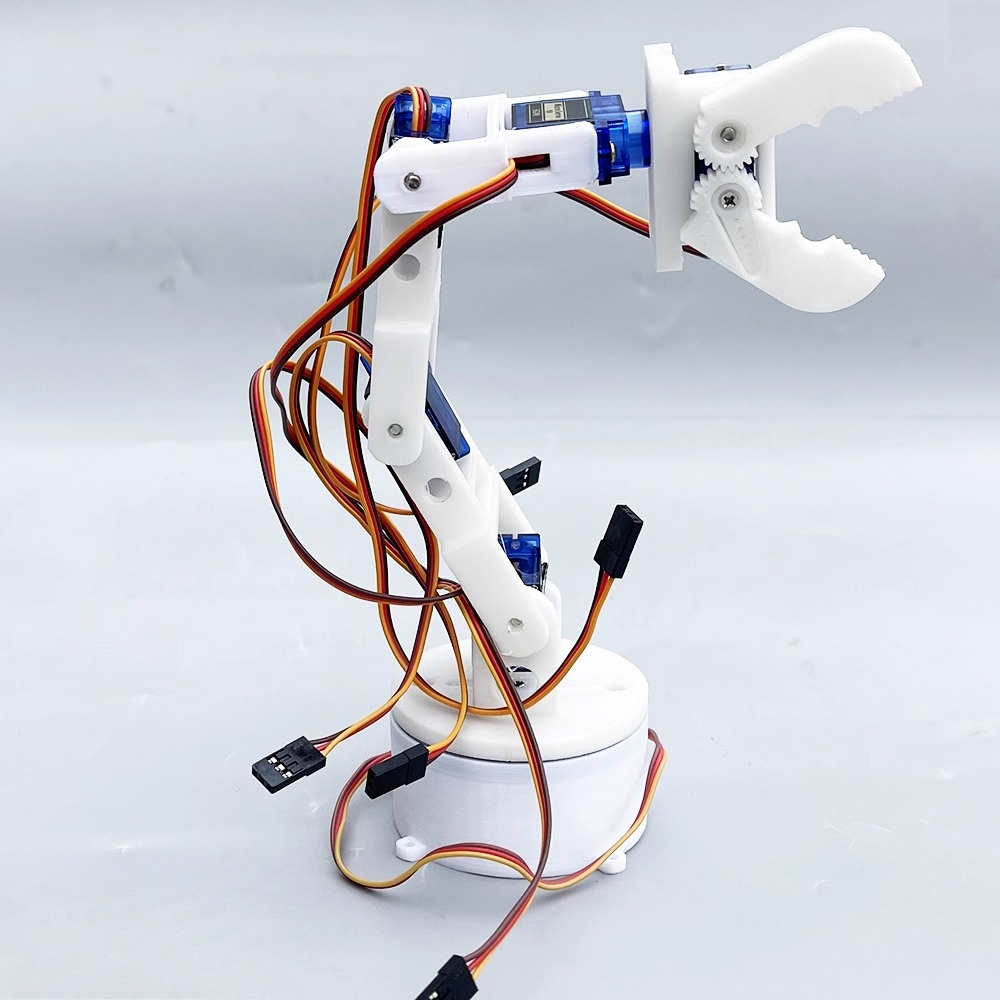 Biały, drukowany w technologii – 3D Printing Robot Arm recenzja i cena