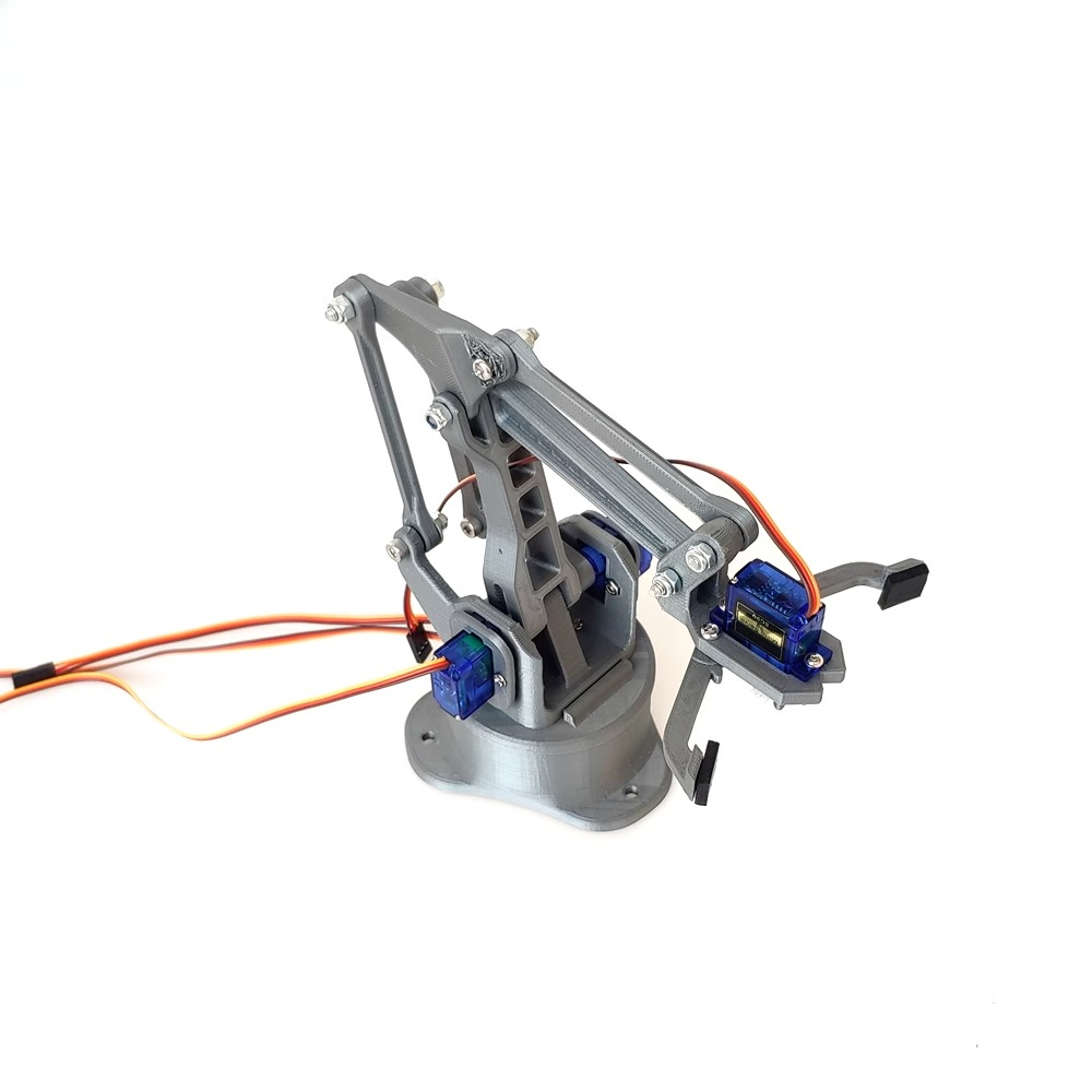 Ręka robotyczna 3D z czterema  – 3D Printing Robot Arm recenzja i cena