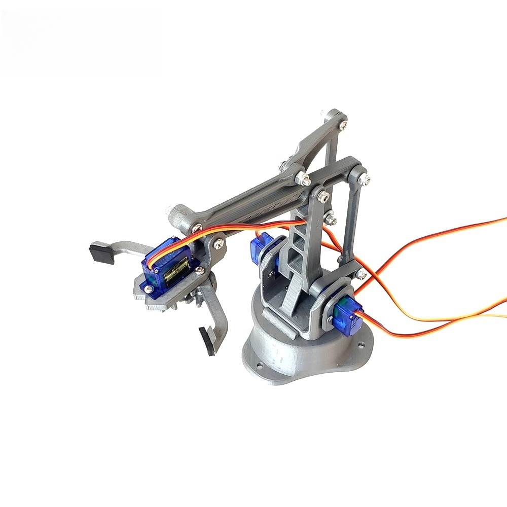 Ręka robotyczna 3D z czterema  – 3D Printing Robot Arm recenzja i cena