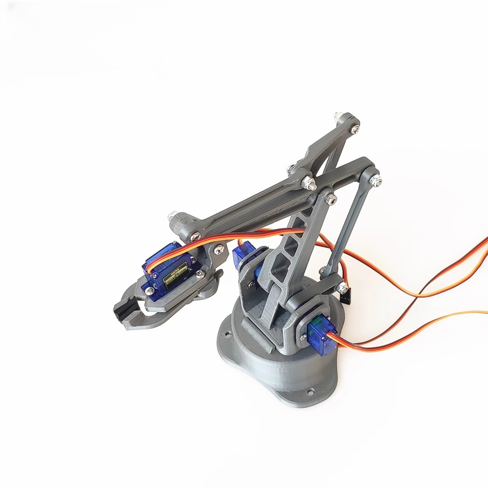 Ręka robotyczna 3D z czterema  – 3D Printing Robot Arm recenzja i cena