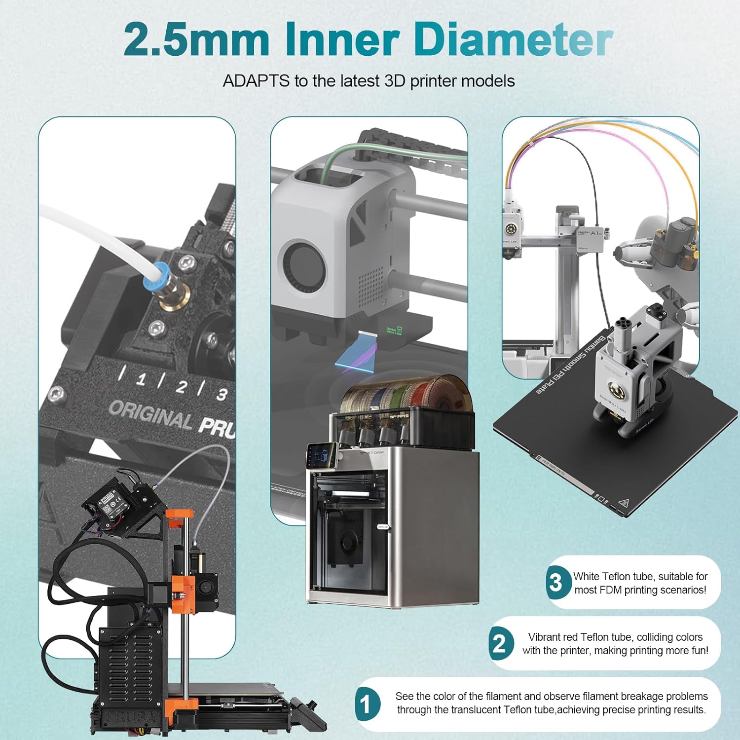 Rurka PTFE do drukarki 3D Bamb – 3D Printing Industry recenzja i cena