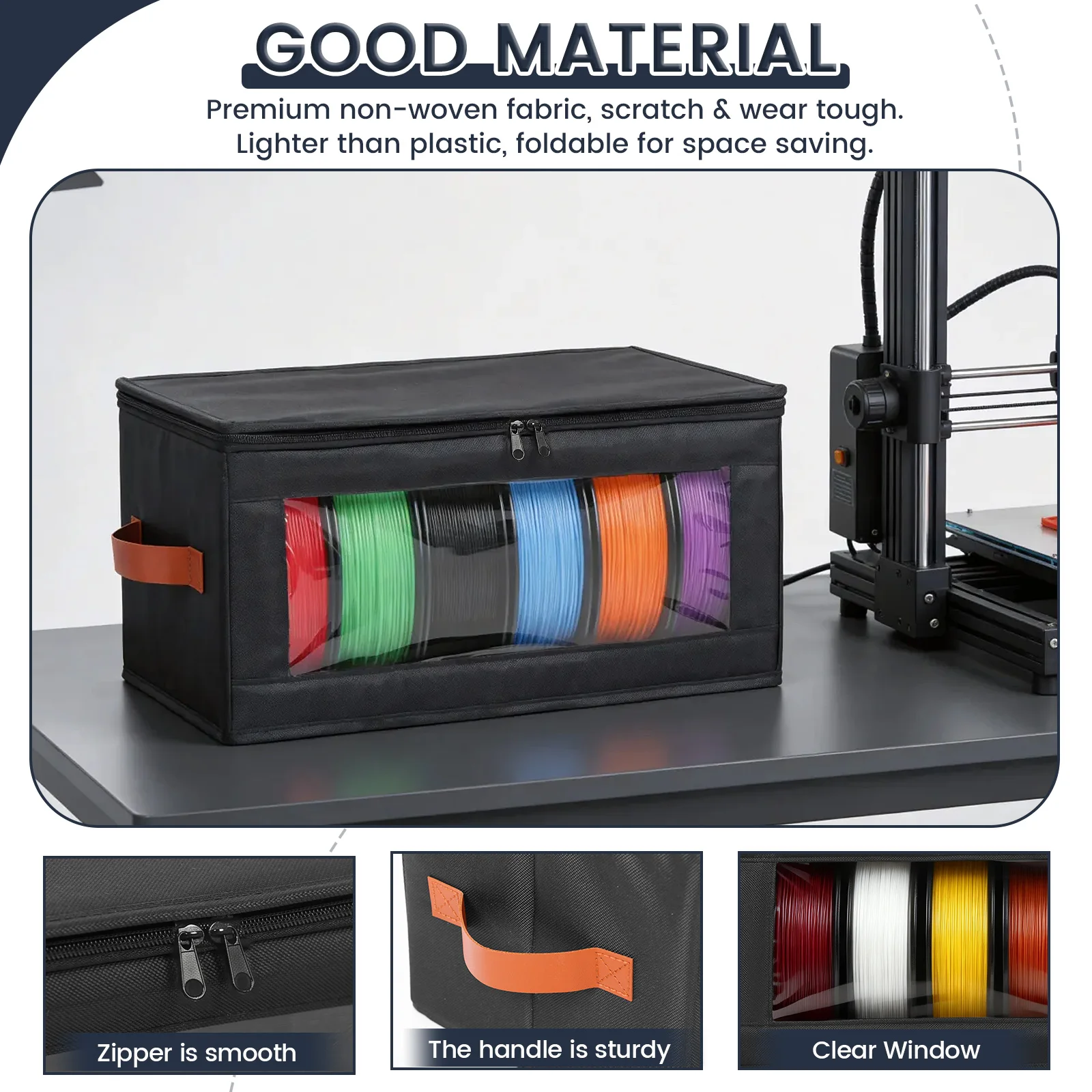 4 szt. Pojemniki na filament o – 3D Printing Deck Box recenzja i cena