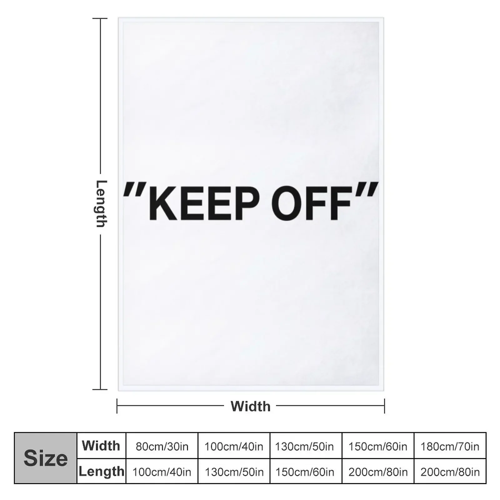 Koc z cytatami KEEP OFF, przyt – 3D Printing Quotation recenzja i cena