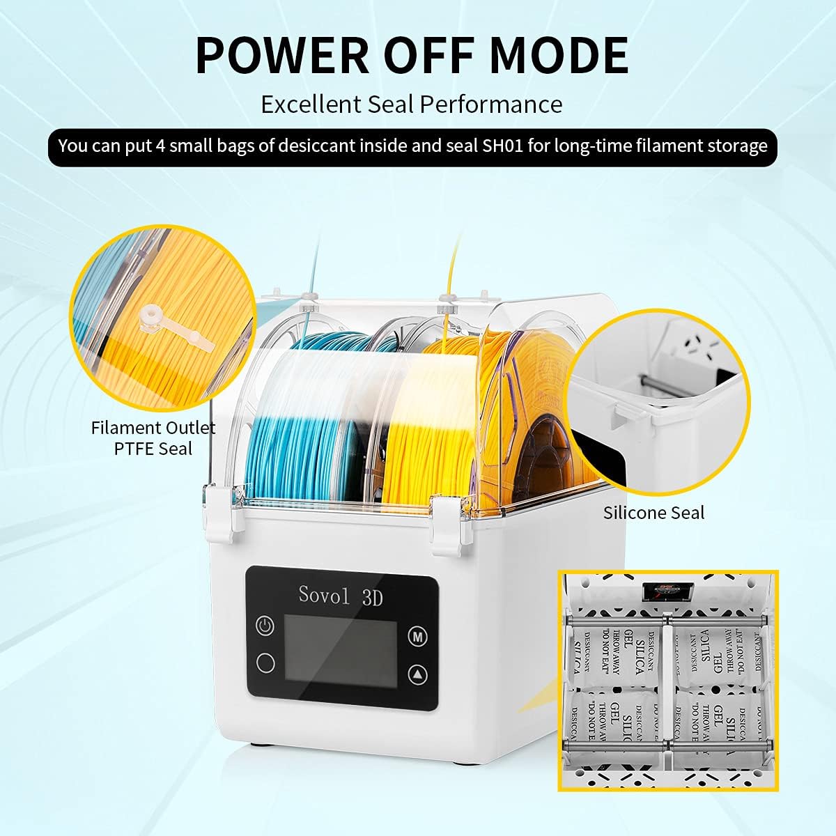 Sovol Filament Dryer 2023, SH0 – 3D Printing Deck Box recenzja i cena